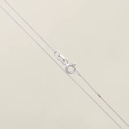 Kedja Ankar längd 42cm bredd 0,5cm vitguld 14K Vikt: 0,8 g