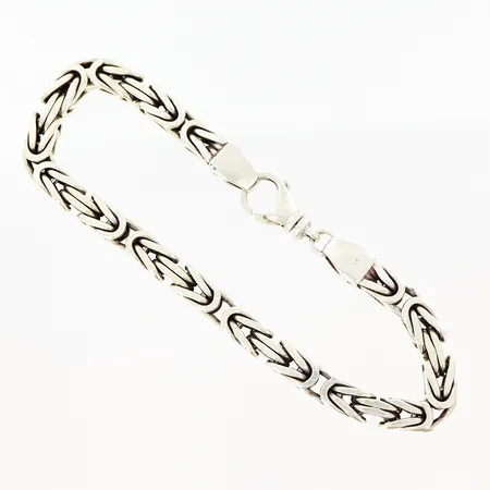 Armband kejsarlänk längd 23,5cm bredd 6mm silver 925/1000 Vikt: 46,5 g