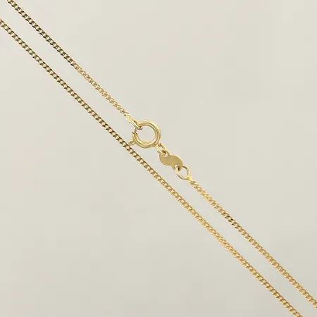 Kedja Pansar längd 60cm, bredd 1,1mm 14K  Vikt: 2,8 g