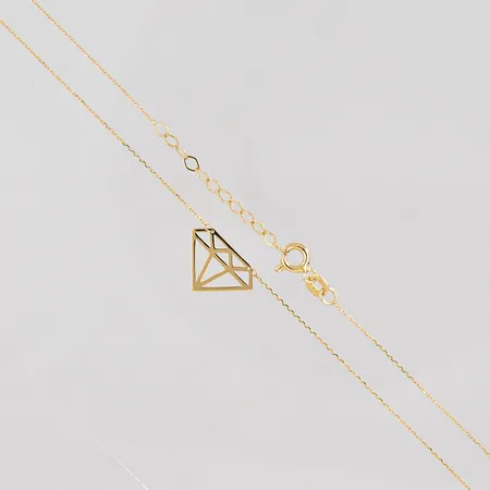 Collier 42-45cm 18K Vikt: 1 g