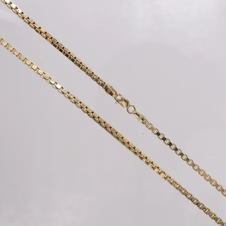 Kedja Venezia längd ca 70cm, bredd 2,6mm. 14K Vikt: 12,6 g
