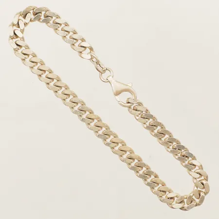 Armband Pansar längd 19,5cm bredd 5,7mm GHA saknar låsögla silver 925/1000 Vikt: 14,3 g