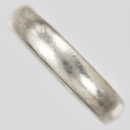 Ring slät Schalins stl: 19 bredd 5mm personlig gravyr repig, 935/1000 silver Vikt: 6,4 g