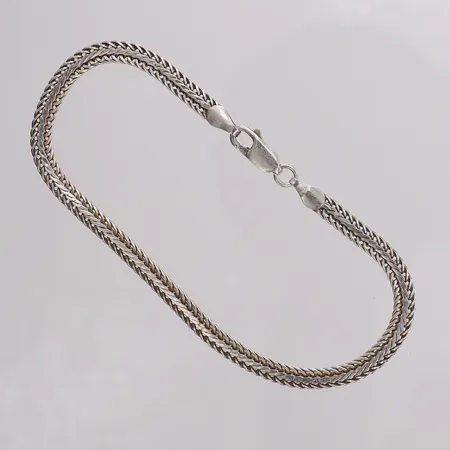 Armband Rävsvans längd 19cm, bredd 4mm silver 925/1000 Vikt: 5,4 g