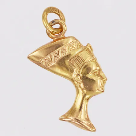 Hänge Nefertiti längd 20mm, 18K   Vikt: 1 g
