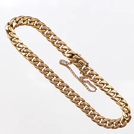Armband Pansar, längd 18cm, bredd 5,7mm, 18K. Vikt: 24,6 g