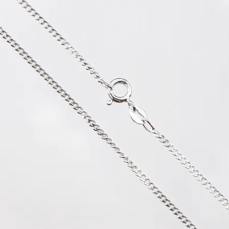 Kedja Pansar, längd 60cm, bredd 1,7mm, 925/1000 silver.  Vikt: 4,8 g