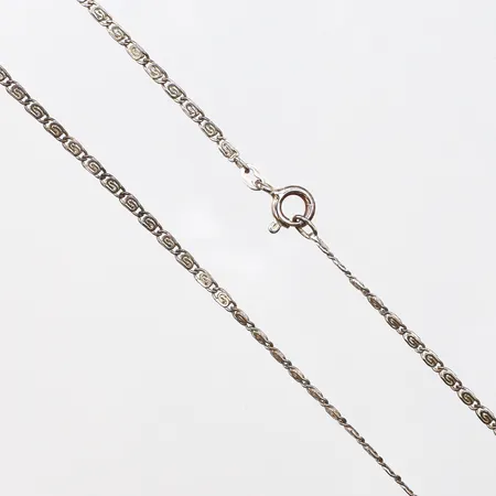 Kedja, längd 45cm, bredd 2,2mm, 925/1000 silver.  Vikt: 3,3 g