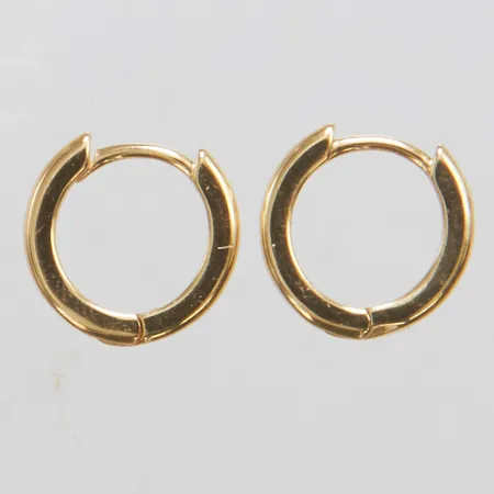 Örhängen creoler Ø12,5mm, förgyllt silver 925/1000 Vikt: 1,4 g