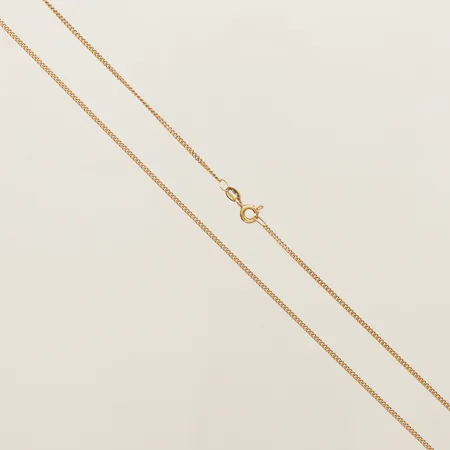 Kedja Pansar längd 43cm bredd 1,3mm 18K Vikt: 3,3 g