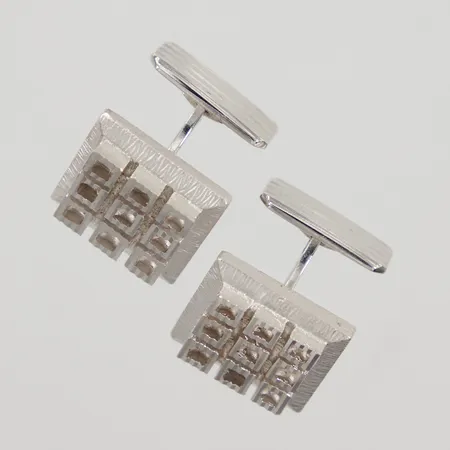 Manschettknappar 17,7x17,7mm, 830/1000 silver,  Vikt: 23 g