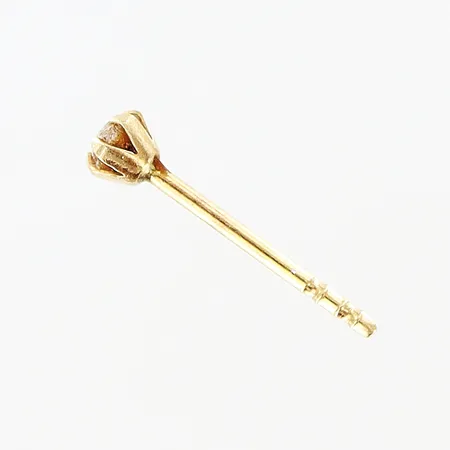 Örhänge med sten udda, 14K  Vikt: 0,1 g