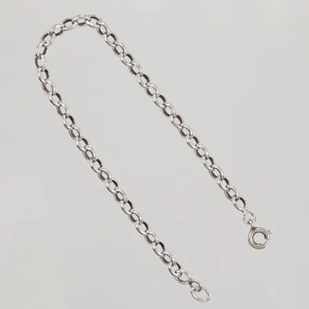 Armband oval Ärtlänk 19,5cm, bredd 4,7mm, 813/1000 silver, Vikt: 7 g