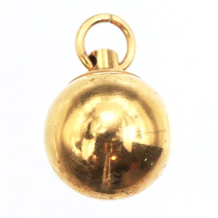 Hänge Skultunakula, Ø17mm, förgylld mässing något sliten/repig.