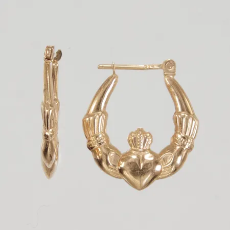 Ett par örhängen, 20mm, 14K Vikt: 1,5 g