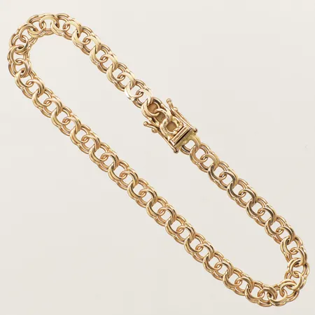Armband Bismarck längd 19,5cm, bredd 5,5mm 18K Vikt: 10 g