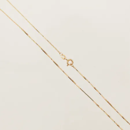 Kedja Venezia längd 36cm, bredd 0,8mm GHA 18K Vikt: 2 g