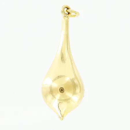 Hänge längd 25mm, bredd 7,5mm, mindre bucklor, 18K Vikt: 1 g