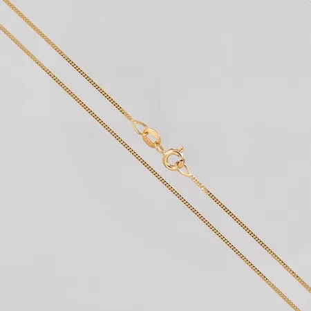 Kedja Pansar längd 40,5cm bredd 1mm 18K Vikt: 2,1 g