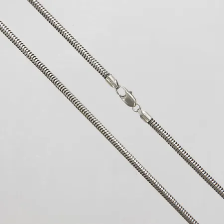 Kedja ormlänk längd: 44cm, bredd: 3mm, silver 925/1000 silver Vikt: 15,8 g