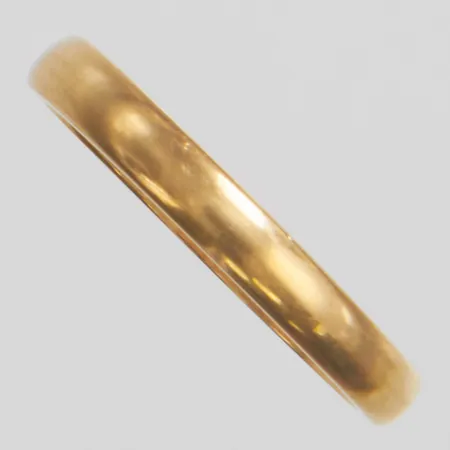 Ring läst stl:16¼, bredd: 2,5mm, personlig gravyr, 18K Vikt: 2,9 g