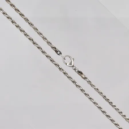 Kedja Cordel längd 48cm bredd ca 3mm 925/1000 silver Vikt: 11,9 g