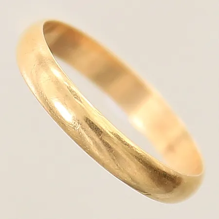 Ring slät stl: 17, bredd 3mm 18K Vikt: 1,7 g