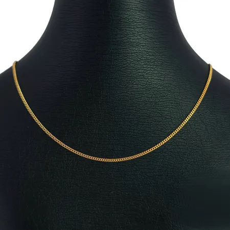 Halskedja Pansar i 18K guld, Svedbom & Co AB (SCO), längd 42,0 cm, bredd 1,5 mm, fint skick Vikt: 4,2 g