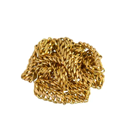 Halskedja och armband i 9K guld (375/1000), defekter Vikt: 15,7 g