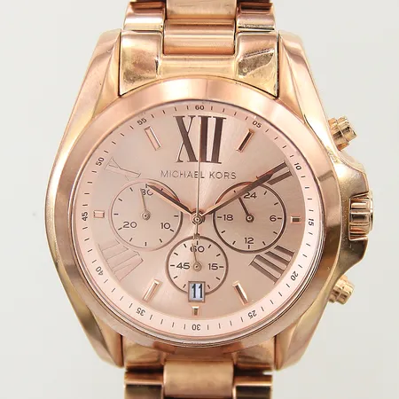 Damur Michael Kors stål/doublé quartz Ø42mm referensnr: MK-5503 kronograf datum behov av batteribyte inga tillbehör