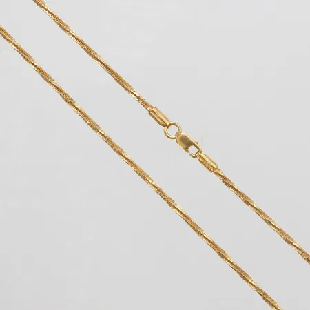 Kedja längd: 51cm, bredd: 2mm, 18K Vikt: 7,9 g