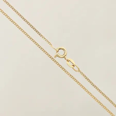 Kedja Pansar längd 47,5cm bredd 1,2mm 18K Vikt: 2,7 g