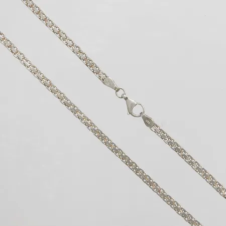 Kedja X-länk längd: 45,1cm, bredd: 3,3mm, silver 925/1000 Vikt: 8,4 g