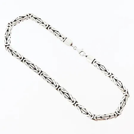 Kedja rund kejsarlänk längd 45,5cm, bredd 8mm, silver 925/1000 Vikt: 159 g