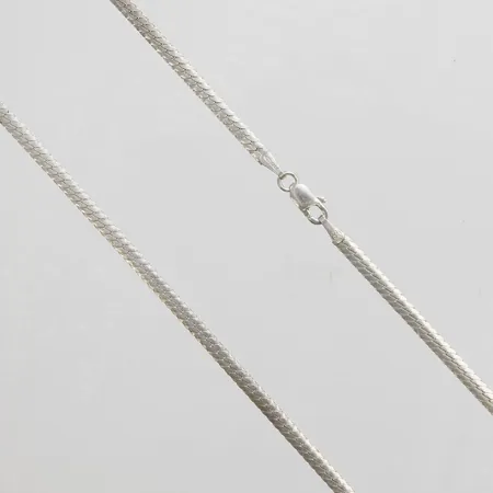 Kedja Pansar manglad längd: 38,1cm, bredd: 3,1mm, silver 925/1000 Vikt: 6,6 g