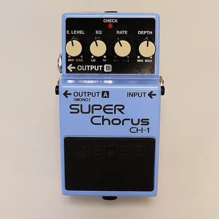 Effektpedal Boss Super Chorus CH-1, testad, inga tillbehör  
