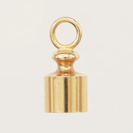Hänge vikt längd 12mm bredd 5,4mm, 18K Vikt: 2 g