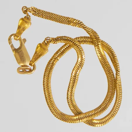 Armband, defekt, lås i 18K, 24K bruttovikt 6,1g.