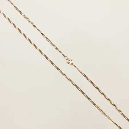 Kedja Pansar längd 52,5cm, bredd 2,3mm, defekt lås 14K  Vikt: 8,7 g