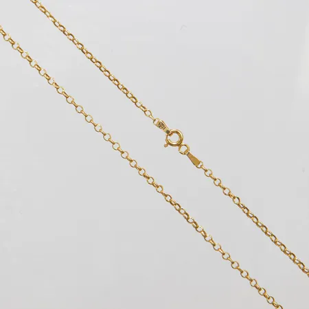 Kedja Ärtlänk längd: 66,5cm, bredd: 2,2mm, ojämna länkar, 18K Vikt: 2,9 g