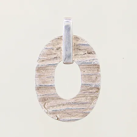 Hänge med dekor 27x18mm silver 925/1000 Vikt: 5,3 g
