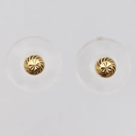Örhängen, Ø3,7mm, 18K. Vikt: 0,5 g