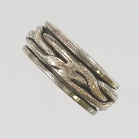 Ring stl:17¼ 925/1000 Silver 7,2g.