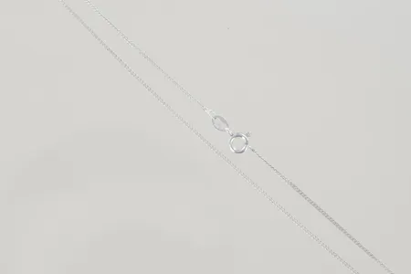 Halskedja pansar 45 cm bredd 0,9 mm, silver 925/1000 Vikt: 1,9 g