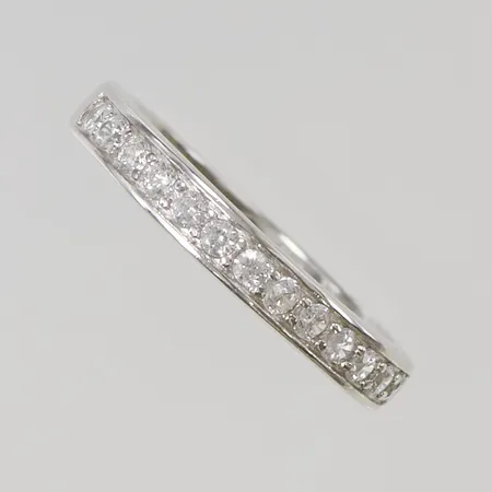 Ring stl:18 vita stenar 925/1000 Silver 3,5g.