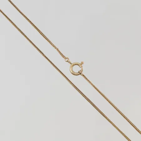 Kedja 38cm bredd 1mm 18K 4,3g.