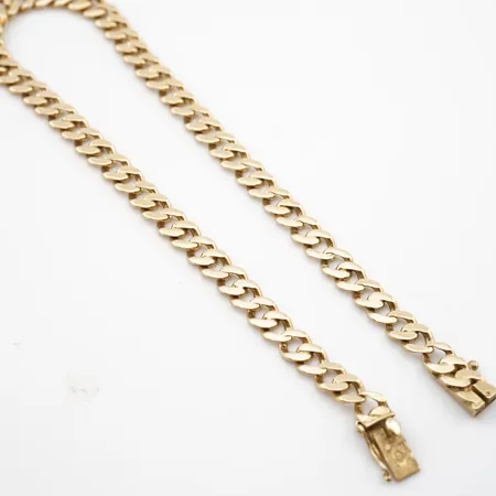 Armband, pansar, 20,5cm, bredd 4mm, 18k Vikt: 10 g