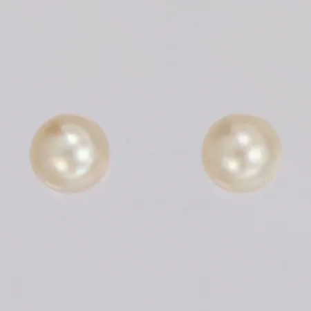 Örhängen med odlade pärlor Ø8mm, 18K Vikt: 2,2 g