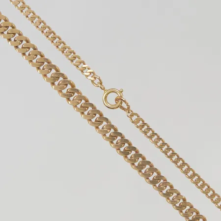 Collier pansar 45cm bredd 3-5mm 18K 19,1g.