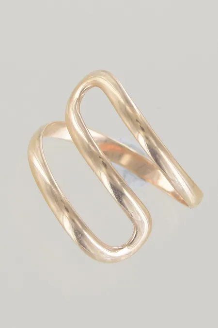 Ring stl 18 höjd 14,5 mm, 14K Vikt: 2 g